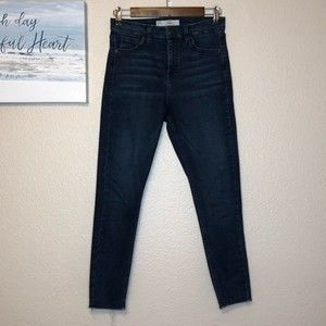 TOPSHOP Moto Jami Dark Wash Jeans 28x30